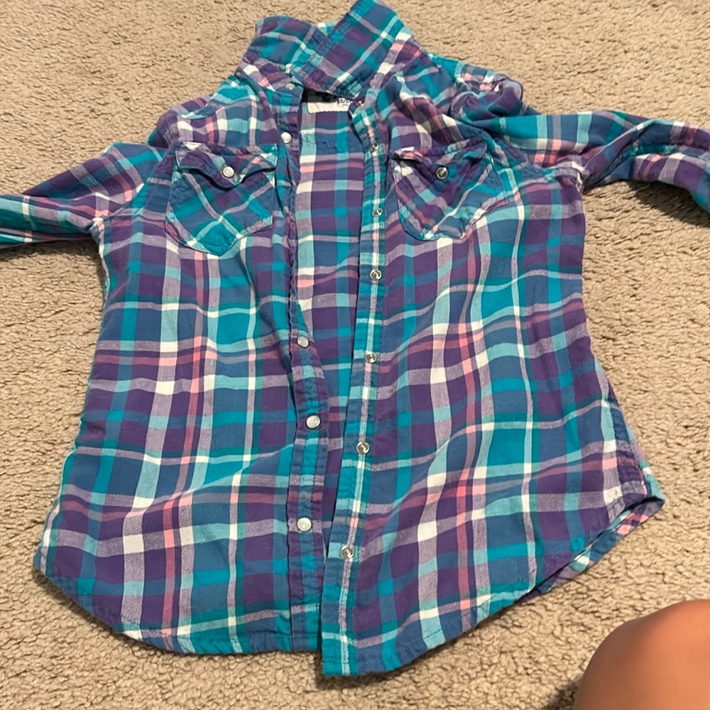 Girls size 7/8 Flannel
